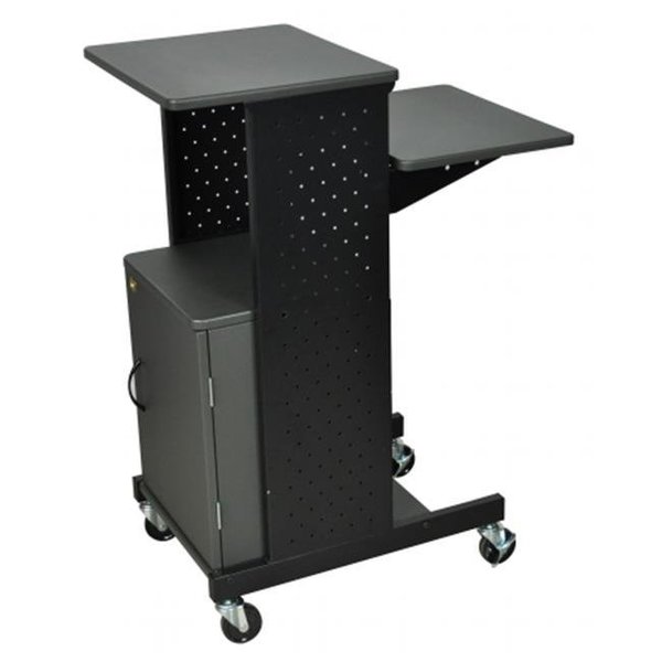 Officetop Presentation Station with Locking Cabinet OF78227